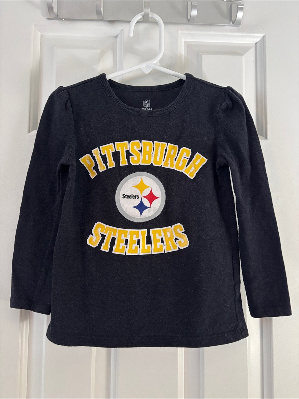 Girls' Black Long-Sleeve Tee